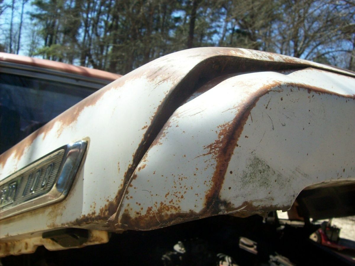 1967 Red Ford F-100 Standard Cab Pickup