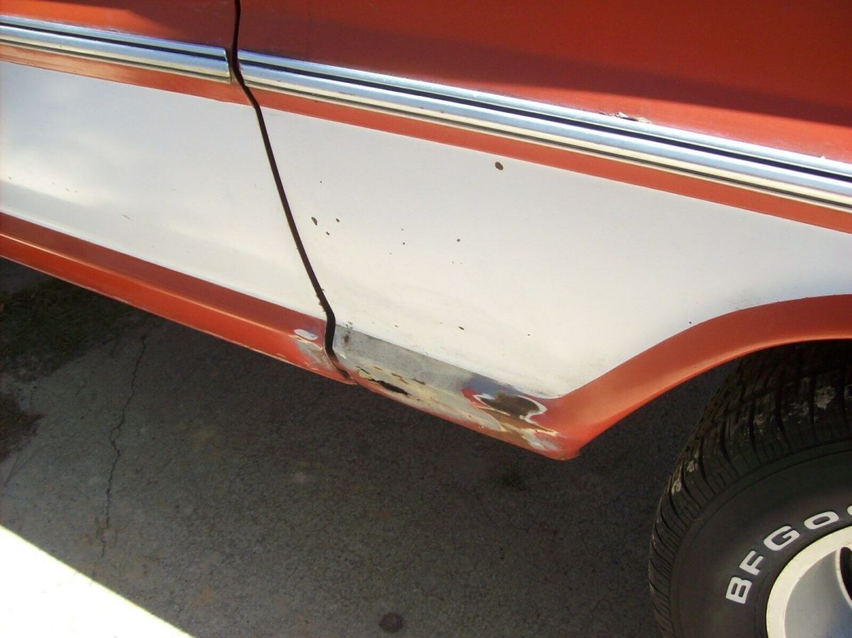 1967 Red Ford F-100 Standard Cab Pickup