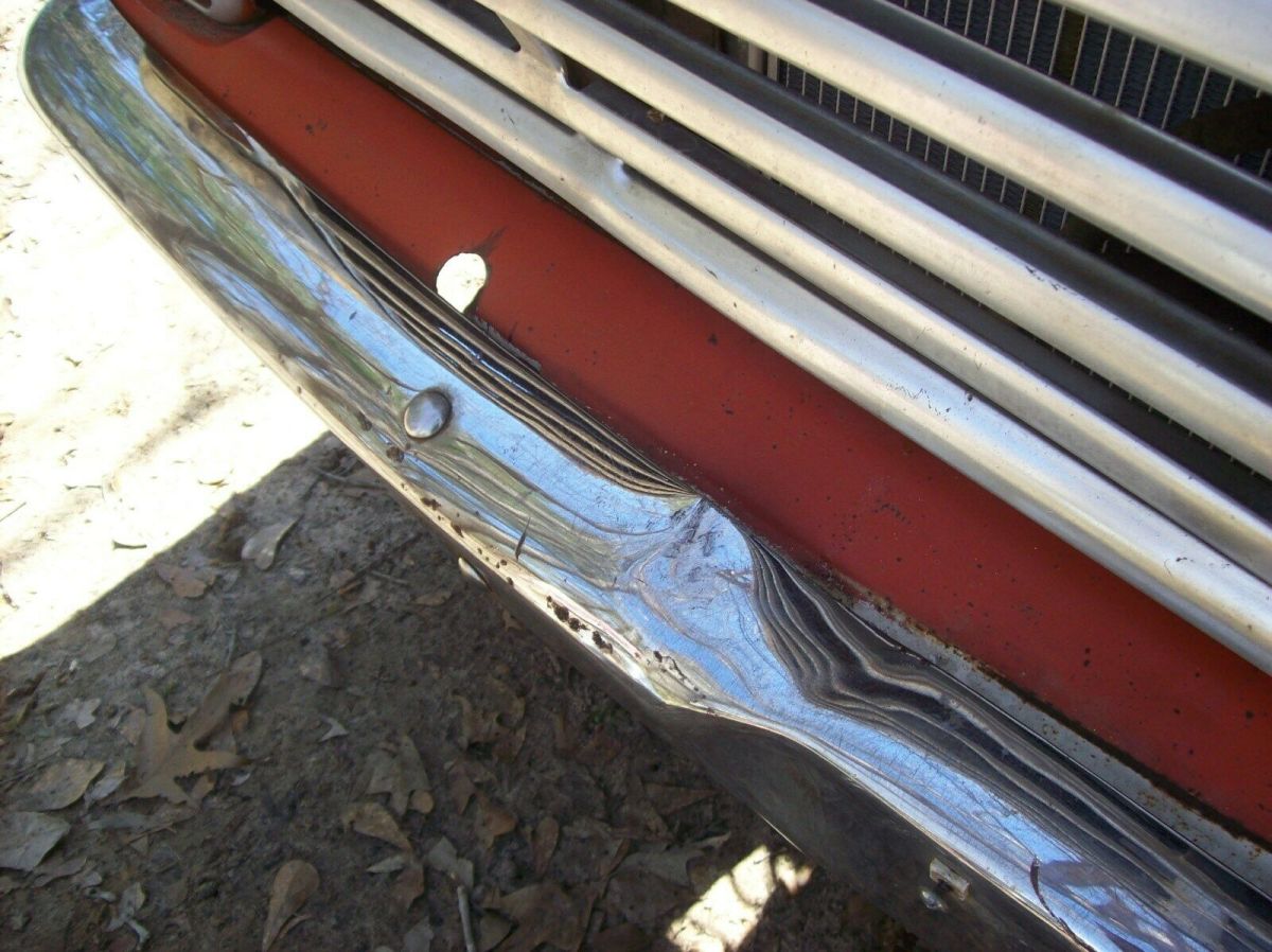 1967 Red Ford F-100 Standard Cab Pickup