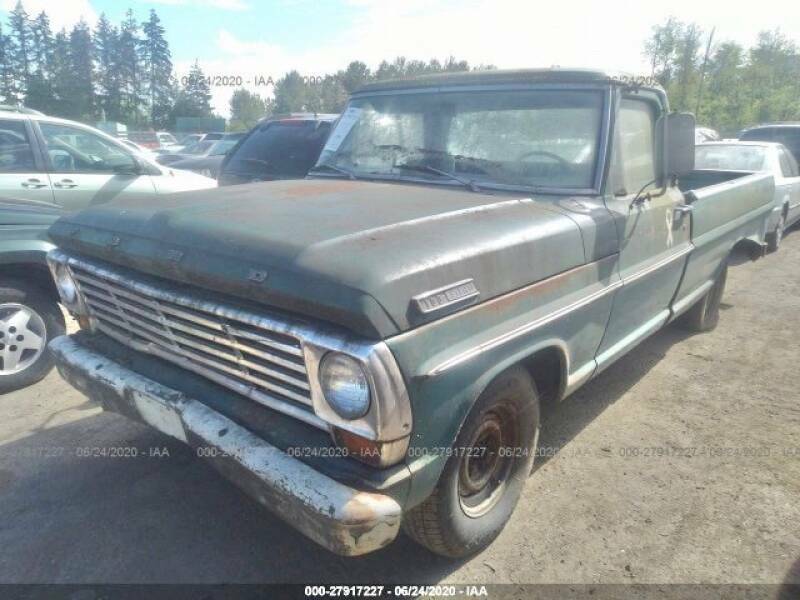 1967 Blue Ford F-100 Pickup Truck