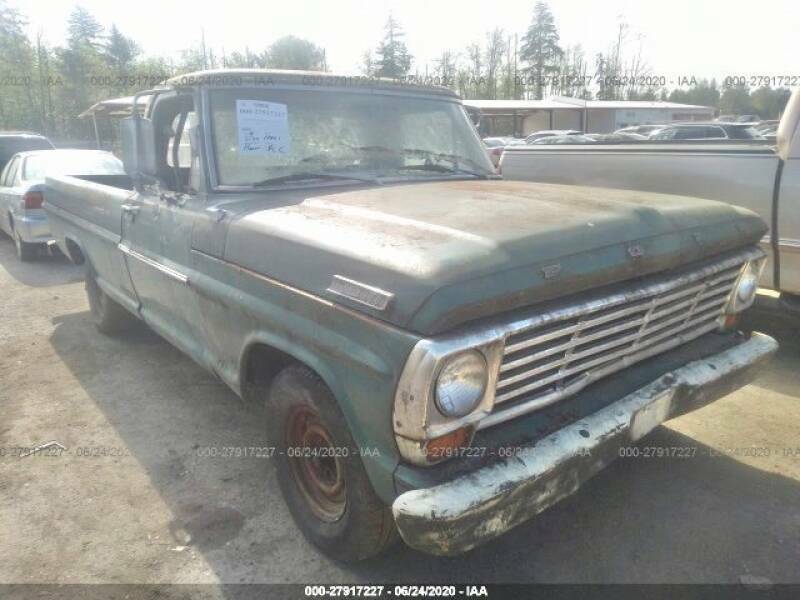 1967 Blue Ford F-100 Pickup Truck
