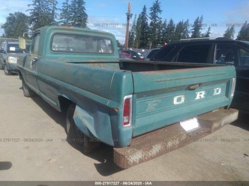 1967 Blue Ford F-100 Pickup Truck