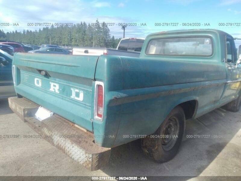 1967 Blue Ford F-100 Pickup Truck