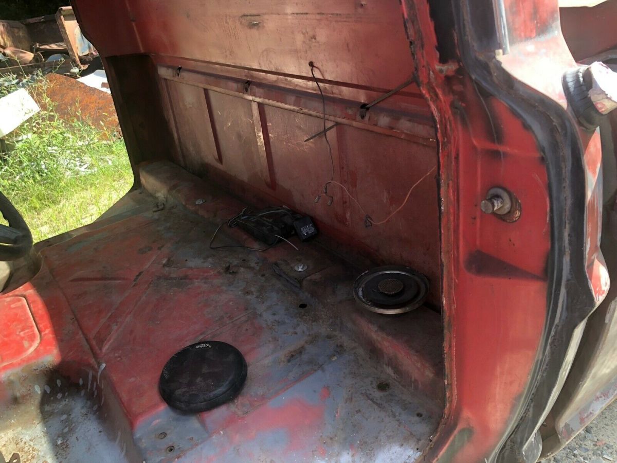 1967 Red Ford F-100 Standard Cab Pickup