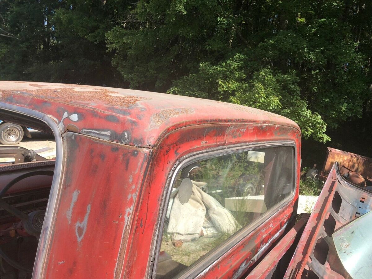 1967 Red Ford F-100 Standard Cab Pickup