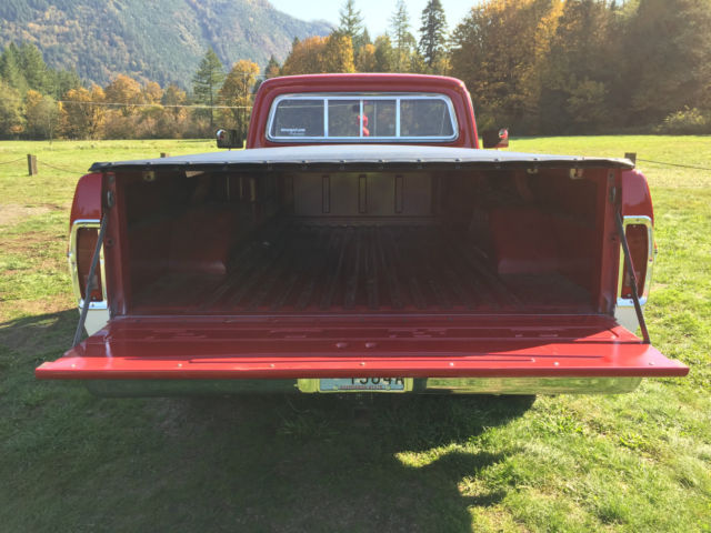1967 Two Tone Red & White Ford F-100 Standard Cab Pickup