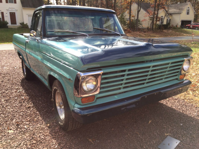 1967 Lunar Green (Medium Green) Ford F-100 Standard Cab Pickup
