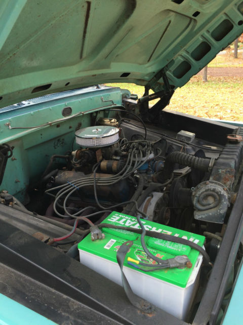 1967 Lunar Green (Medium Green) Ford F-100 Standard Cab Pickup