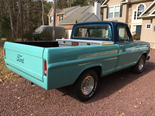 1967 Lunar Green (Medium Green) Ford F-100 Standard Cab Pickup
