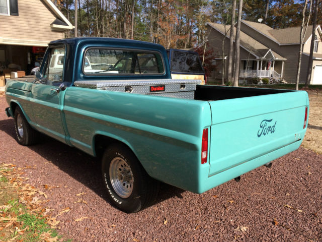 1967 Lunar Green (Medium Green) Ford F-100 Standard Cab Pickup