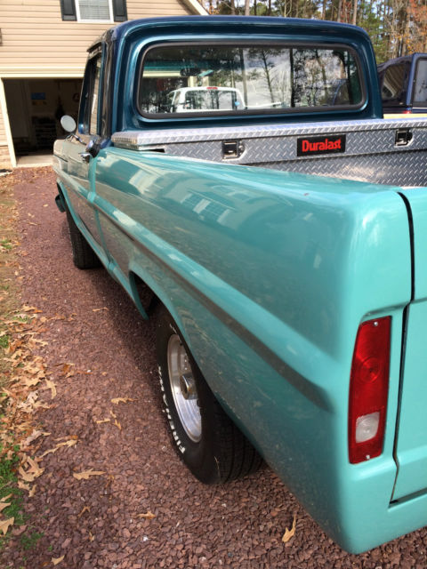 1967 Lunar Green (Medium Green) Ford F-100 Standard Cab Pickup