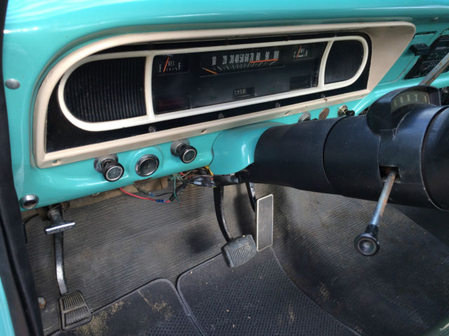 1967 Lunar Green (Medium Green) Ford F-100 Standard Cab Pickup