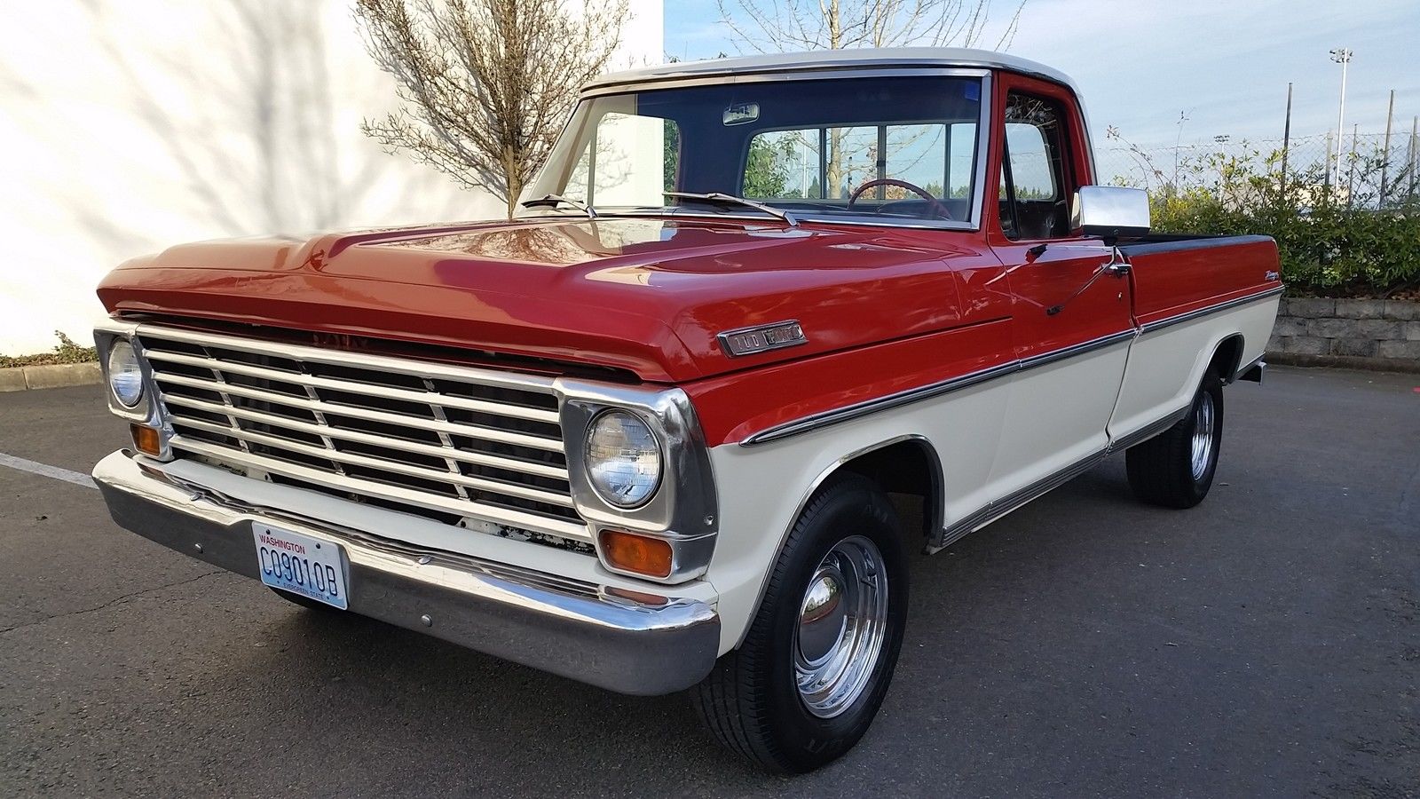 1967 Red Ford F-100 Pickup Truck