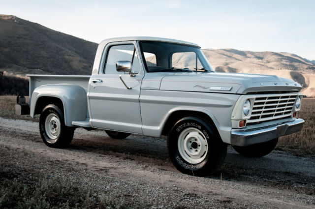 1967 Gray Ford F-100 Standard Cab Pickup