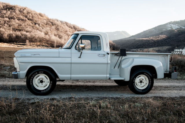 1967 Gray Ford F-100 Standard Cab Pickup