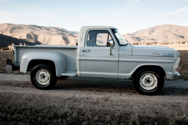 1967 Gray Ford F-100 Standard Cab Pickup