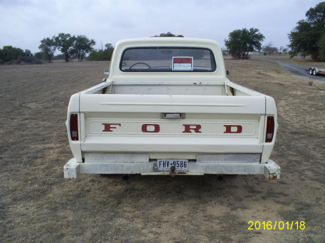 1967 Ford F-100 Standard Cab Pickup