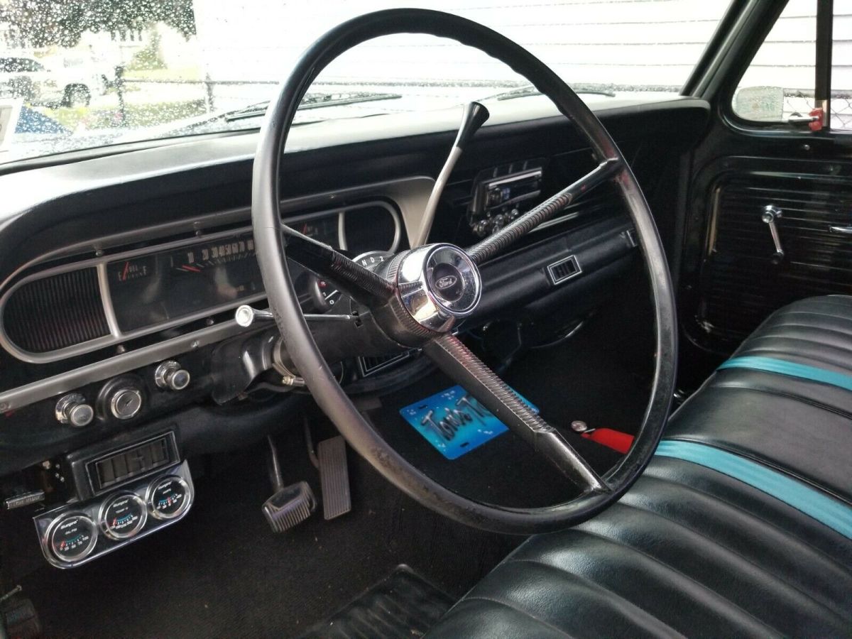 1967 Blue Ford F-100 Standard Cab Pickup