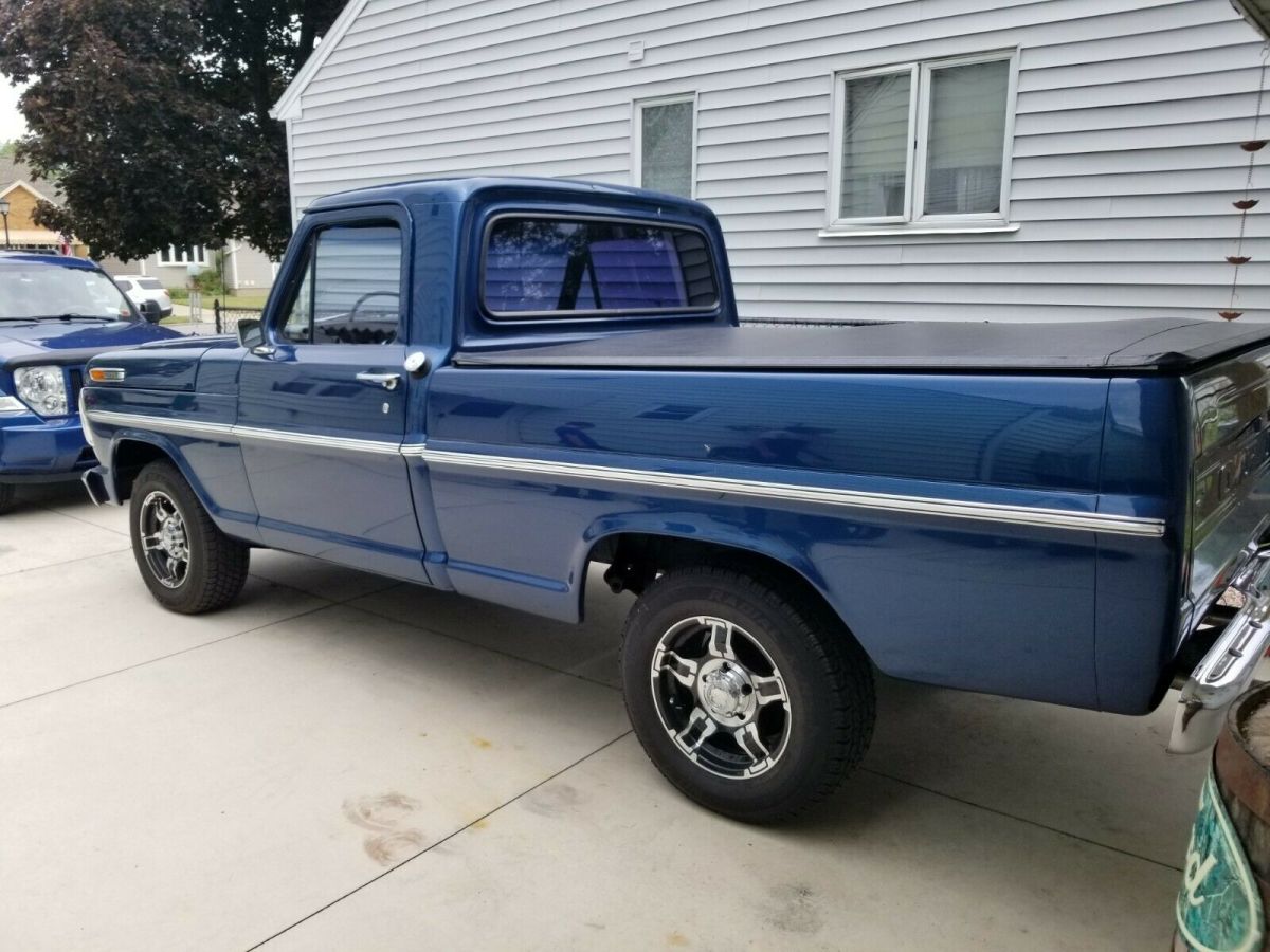 1967 Blue Ford F-100 Standard Cab Pickup