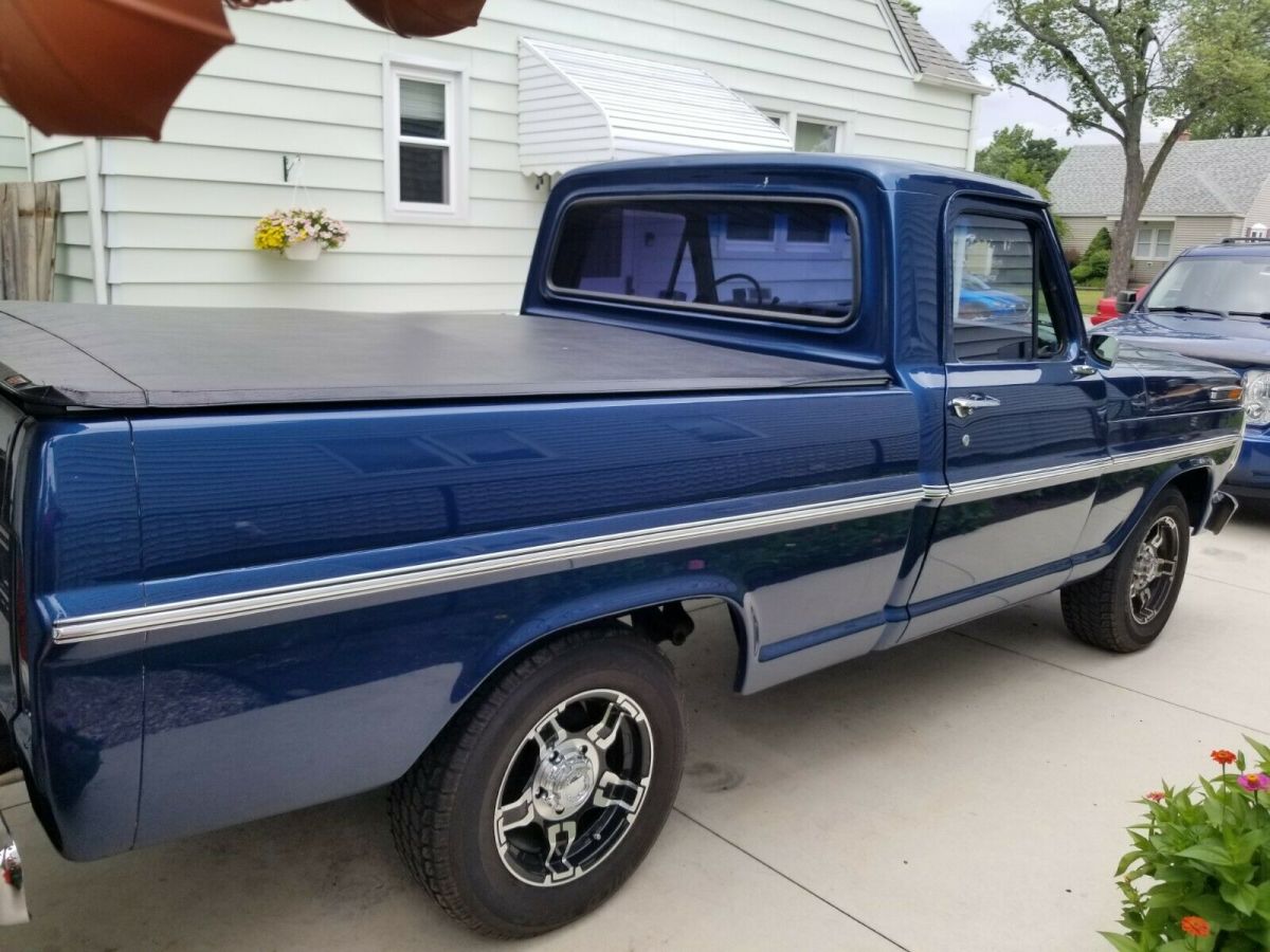 1967 Blue Ford F-100 Standard Cab Pickup