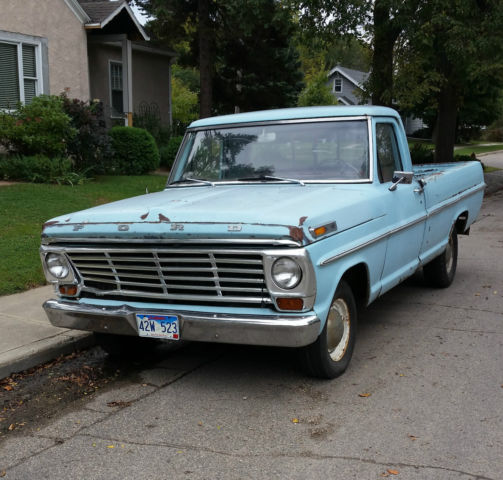 1967 Light Blue Ford F-100