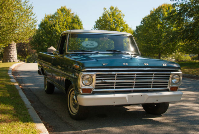 1967 Blue & White Ford F-150 Standard Cab Pickup