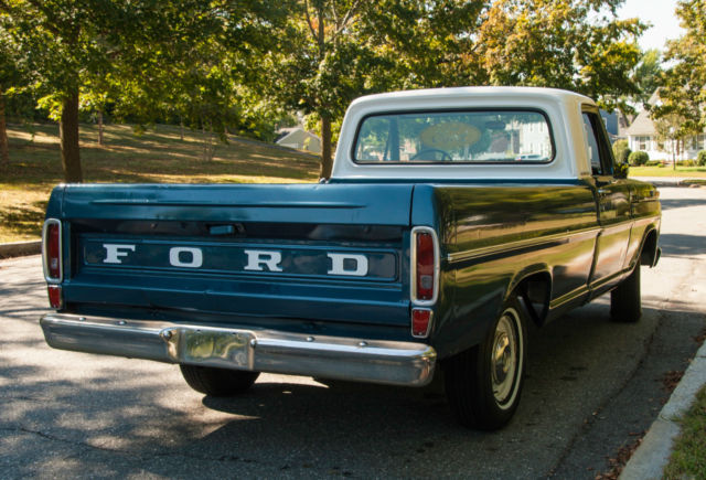 1967 Blue & White Ford F-150 Standard Cab Pickup