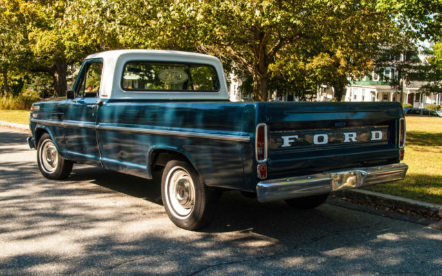 1967 Blue & White Ford F-150 Standard Cab Pickup