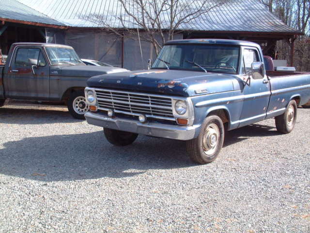 1967 Blue Ford F-250 Standard Cab Pickup