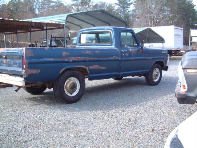 1967 Blue Ford F-250 Standard Cab Pickup