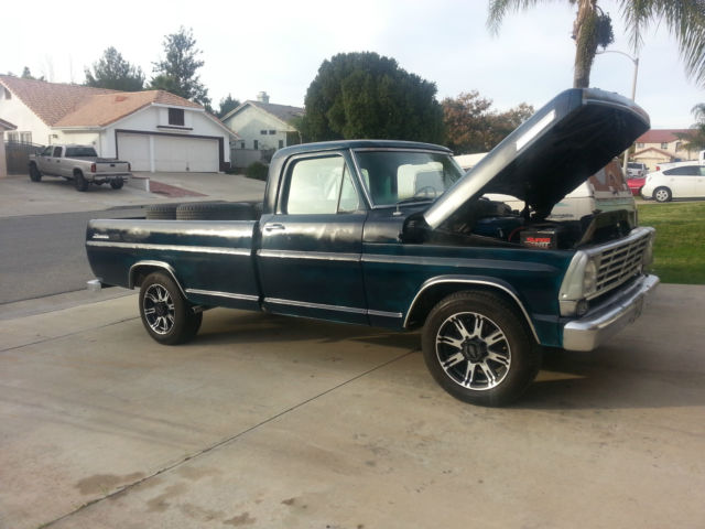 1967 Dark Blue Ford F-250 Sedan