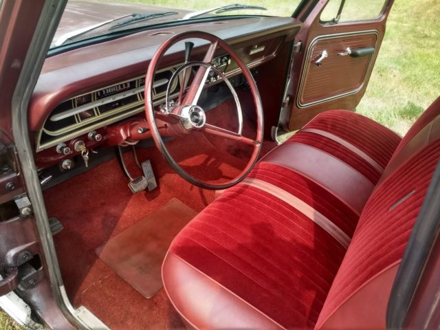 1967 Burgundy Ford F-250 Standard Cab Pickup