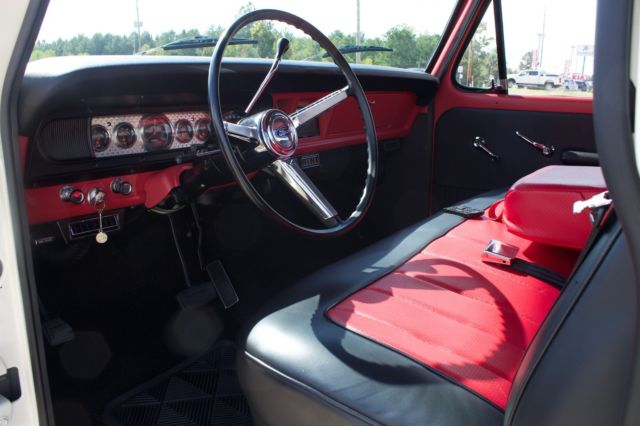 1967 Ford Wimbledon White with Ford Tungsten Gray Metallic (flat) Ford F-100