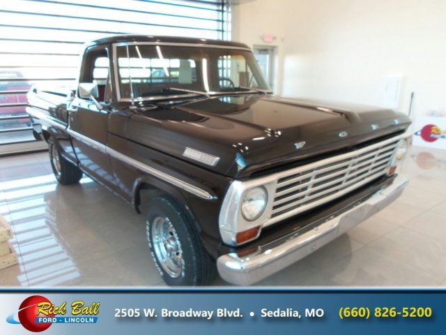 1967 Black Ford F-100 --