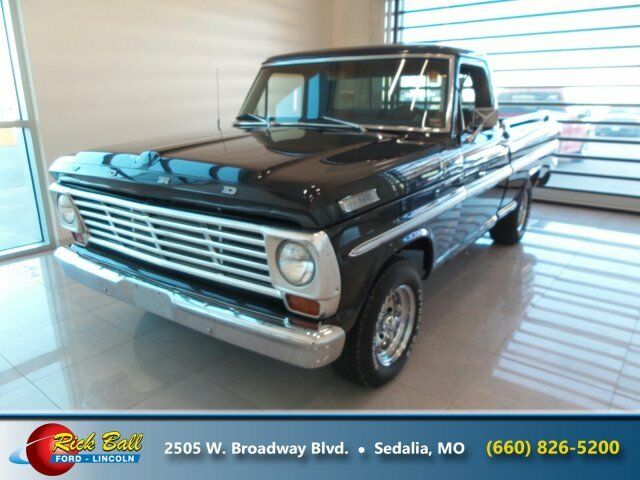 1967 Black Ford F-100 --