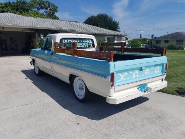 1967 Blue/White Ford F-100 Cab & Chassis