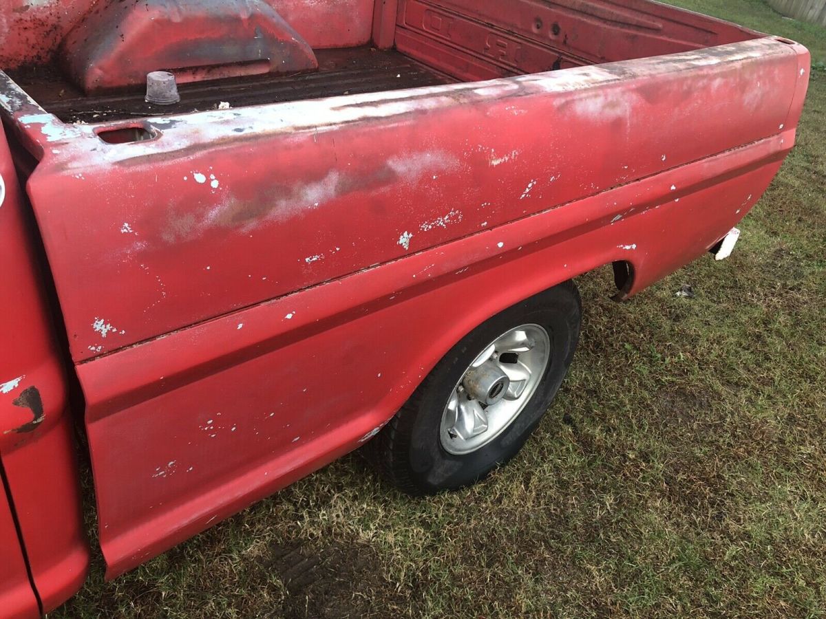 1967 Red Ford F100