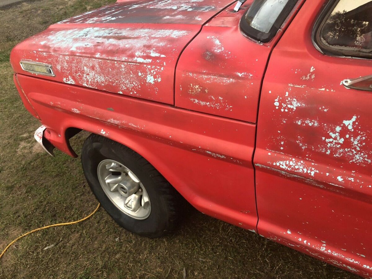 1967 Red Ford F100