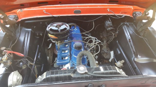 1967 ford red and gray Ford F-100 Cab & Chassis