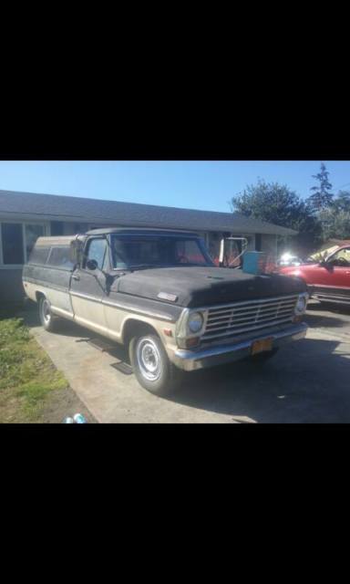 1967 Red Ford F-250 Standard Cab Pickup