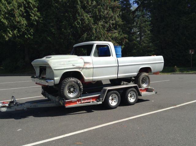 1967 two-tone Ford F250 Standard Cab Pickup