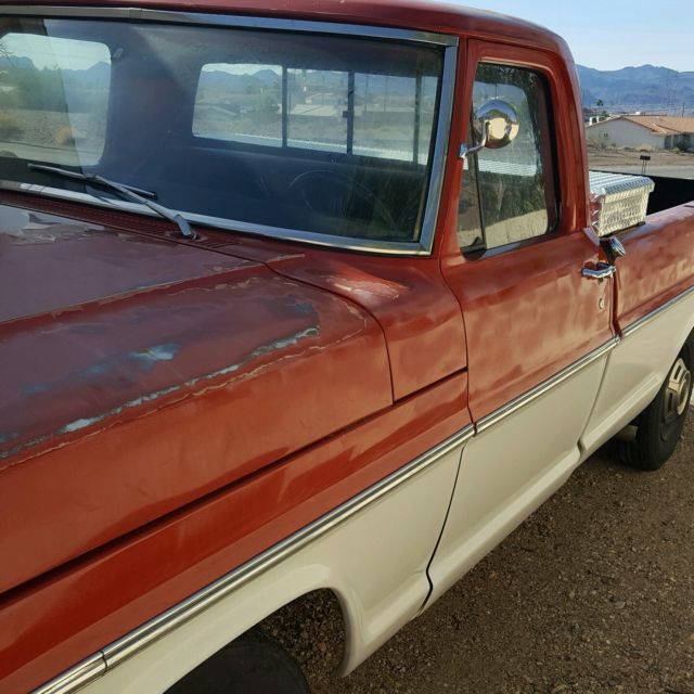 1967 Red Ford F-250 Standard Cab Pickup
