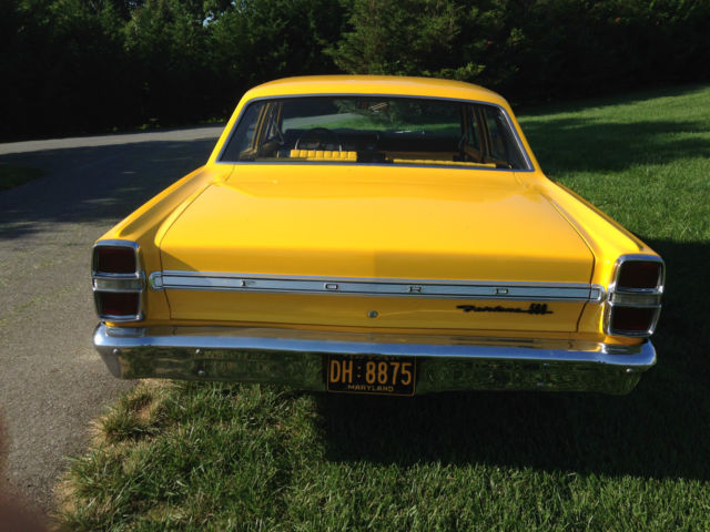 1967 Yellow Ford Fairlane U/K