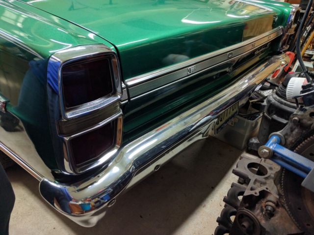 1967 Green Ford Fairlane Sedan