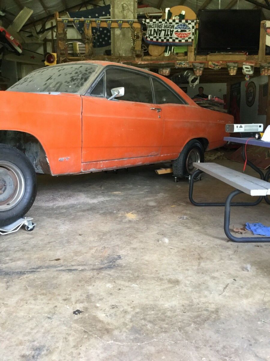 1967 Red Ford Fairlane Coupe