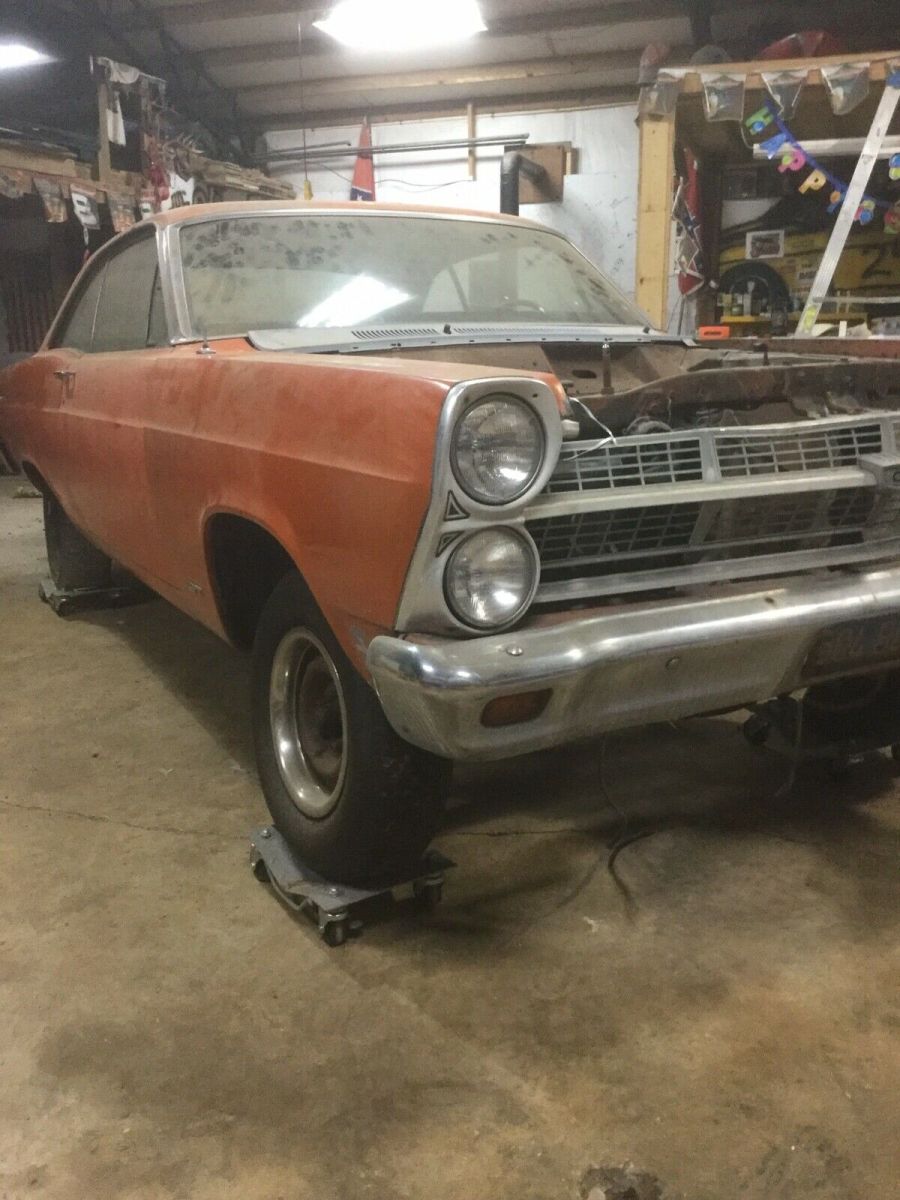 1967 Red Ford Fairlane Coupe