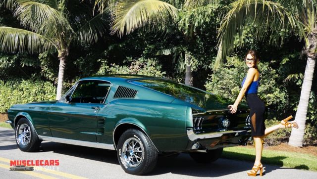 1967 highland Green Ford Mustang Fastback