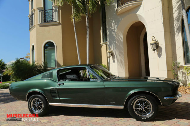 1967 highland Green Ford Mustang Fastback