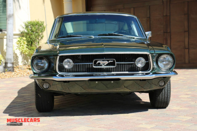 1967 highland Green Ford Mustang Fastback