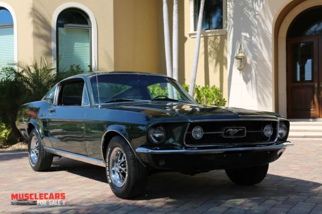 1967 highland Green Ford Mustang Fastback